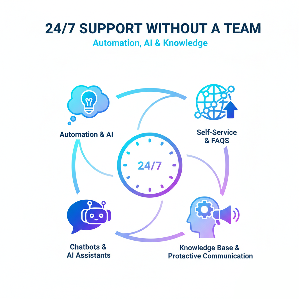 How to Provide 24/7 Support Without a Team